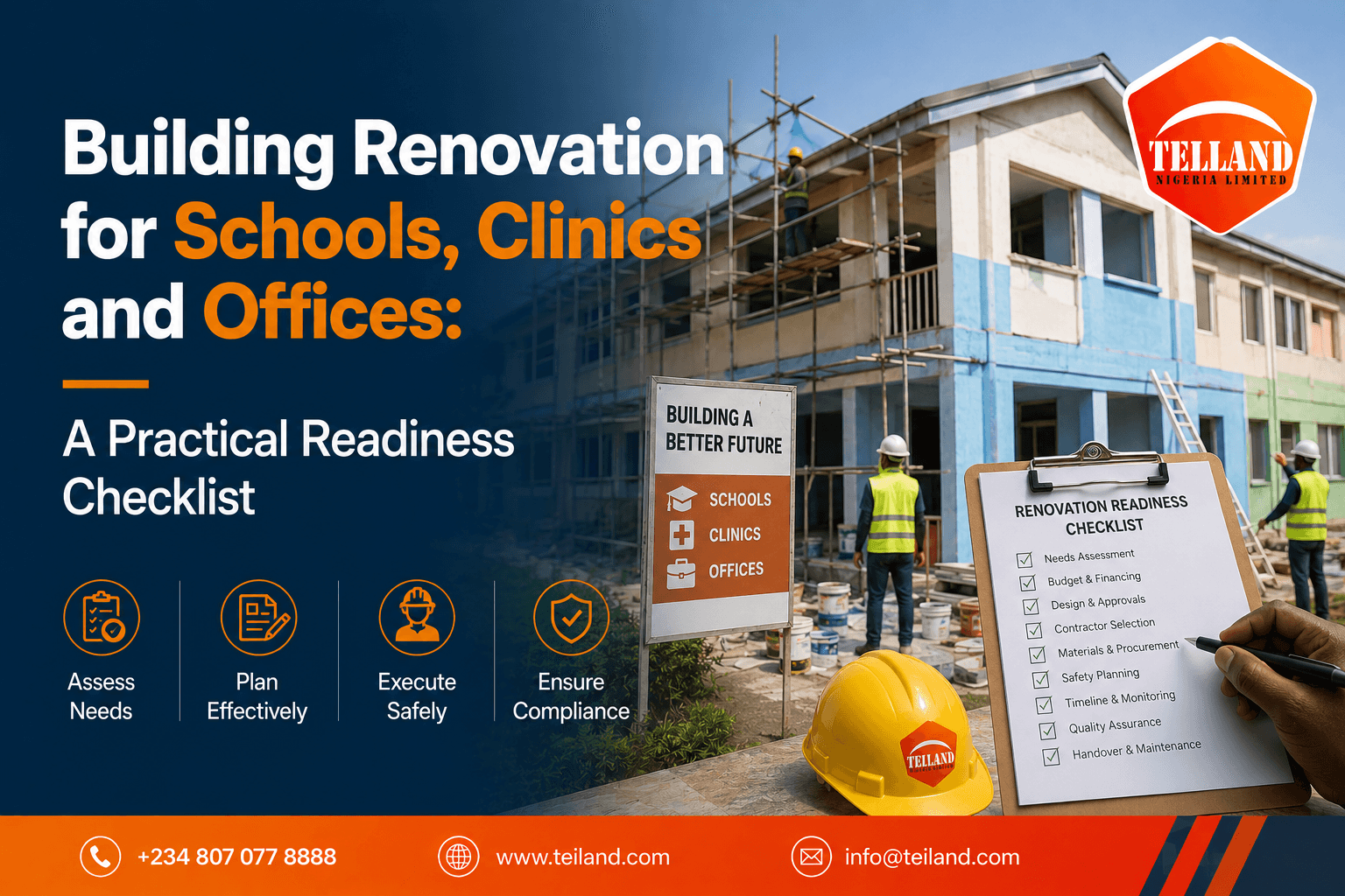 Building Renovation for Schools, Clinics and Offices: A Practical Readiness Checklist