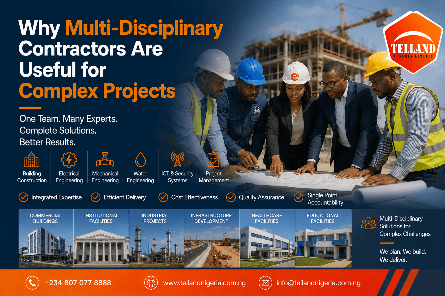 Why Multi-Disciplinary Contractors Are Useful for Complex Projects