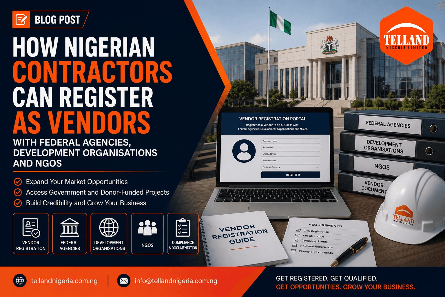 How Nigerian Contractors Can Register as Vendors with Federal Agencies, Development Organisations and NGOs