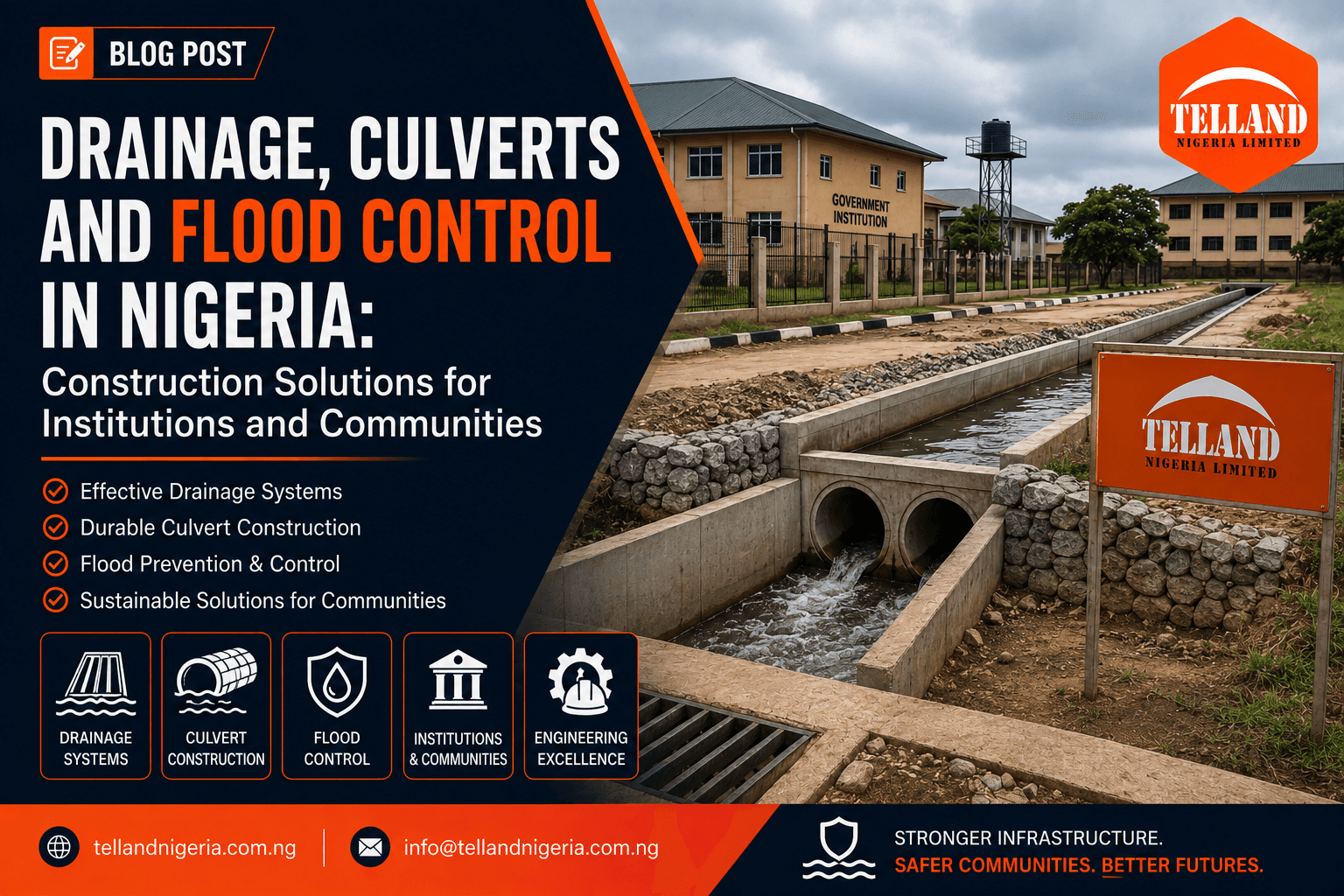 Drainage, Culverts and Flood Control in Nigeria: Construction Solutions for Institutions and Communities